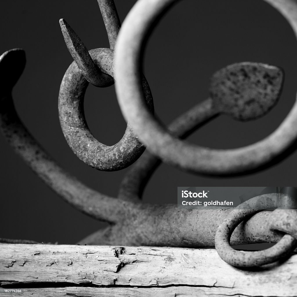 Abstrato composição/preto e branco - Royalty-free Antigo Foto de stock