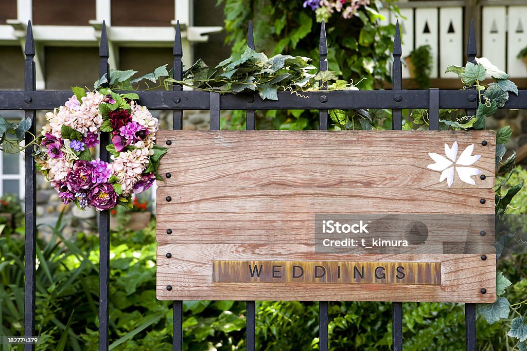 Les mariages - Photo de Clôture libre de droits