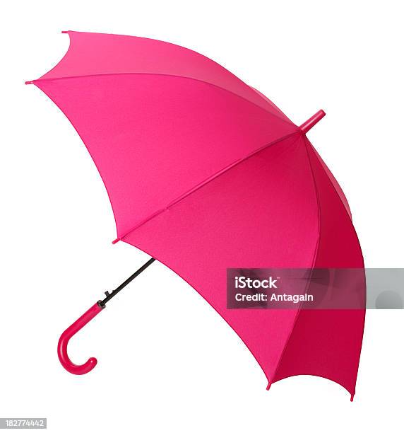 Foto de Guardachuva Vermelho e mais fotos de stock de Guarda-chuva - Guarda-chuva, Rosa - Cor, Figura para recortar