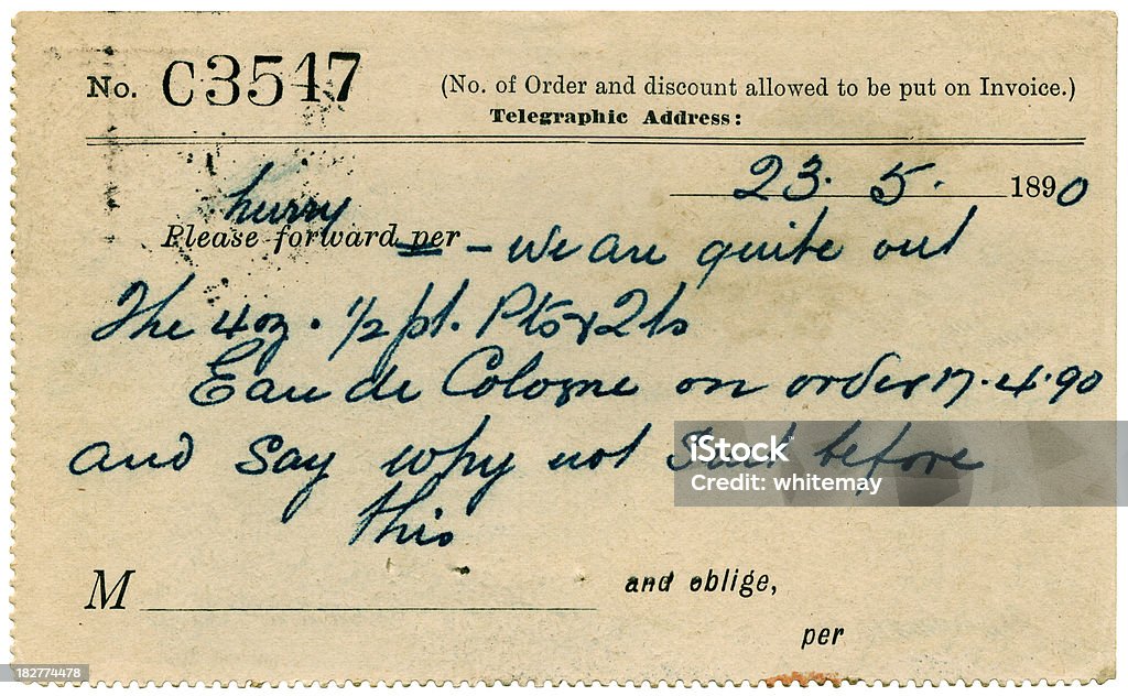 ポストカードのための緊急ケルン、1890 - 古風のロイヤリティフリーストックフォト