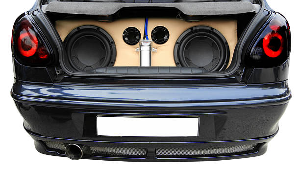 Car speakers stock photo