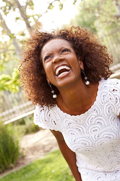 istock African American Woman Laughing 182775966