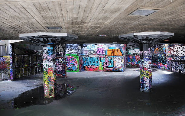 istock Graffiti, London South Bank 182776553