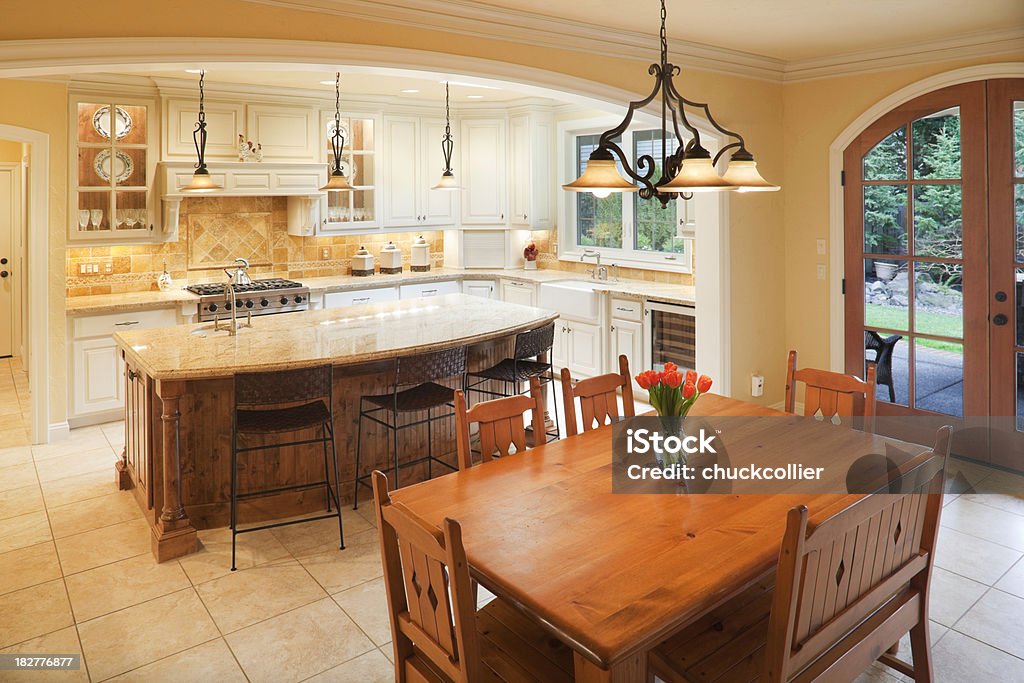 Luxus-Küche - Lizenzfrei Architektur Stock-Foto