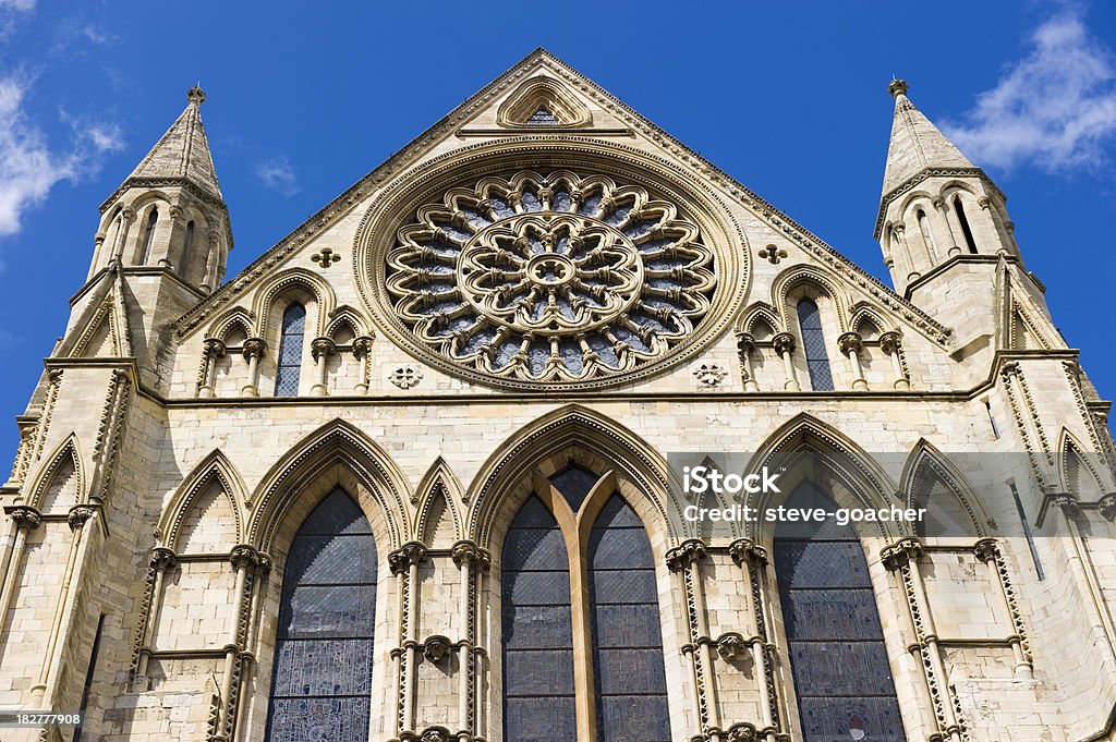 York Minster - Zbiór zdjęć royalty-free (Rozeta - Okno)