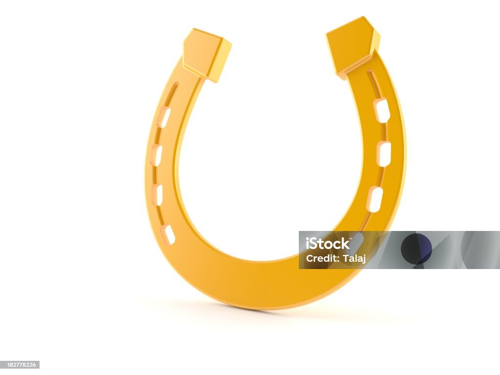Ferro di cavallo - Foto stock royalty-free di Dorato - Colore descrittivo