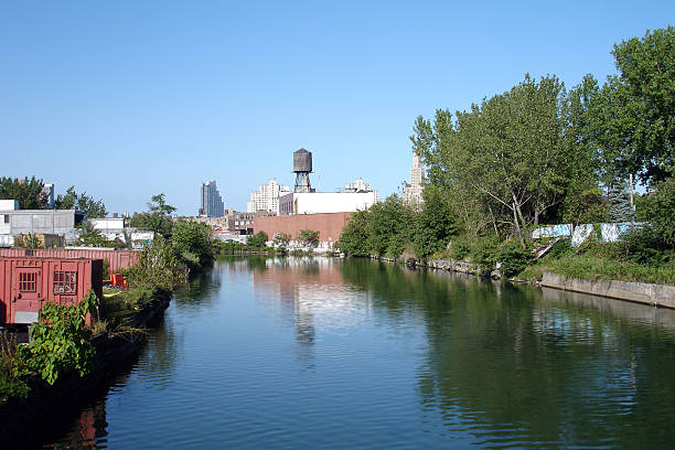 Gowanus Canal stock photo