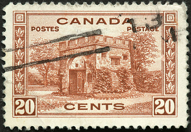 istock vintage Canadian fort 182778804