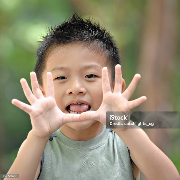 Asiatische Chinesische Junge Im Garten Stockfoto und mehr Bilder von Asiatischer und Indischer Abstammung - Asiatischer und Indischer Abstammung, Chinesischer Abstammung, Fotografie