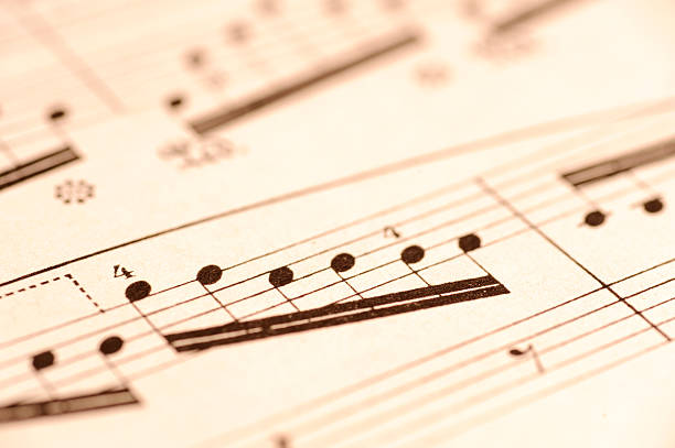 istock Sheet music Close up 182778957