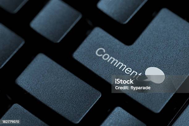 Please Comment Stock Photo - Download Image Now - Alphabet, Black Color, Bubble