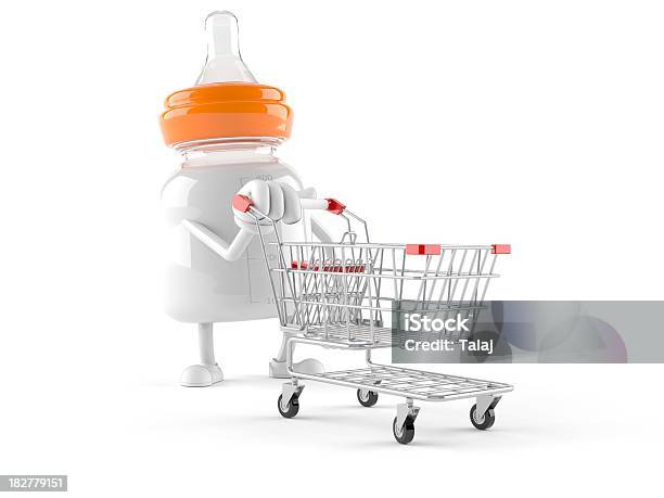 Baby Bottle Stockfoto und mehr Bilder von Ausverkauf - Ausverkauf, Babyflasche, Charakterkopf