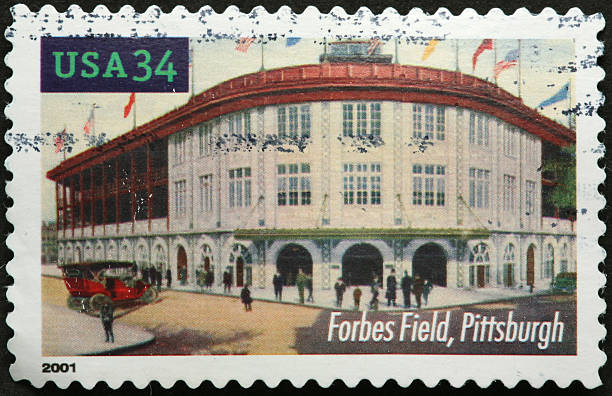 old Forbes Field baseball park, Pittsburgh stock photo