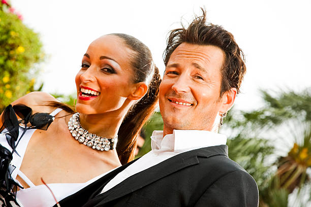 istock Red carpet shoot of two celebrities 182779494