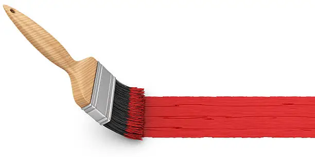 Photo of red painting