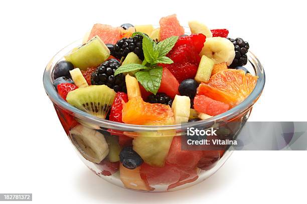 Fruit Salad Stock Photo - Download Image Now - Fruit Salad, Bowl, Fruit