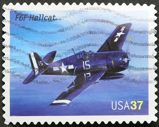 istock vintage world war II Hellcat fighter 182781486