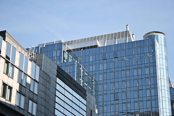 istock Futuristic GLASS office BUILDING 182781612