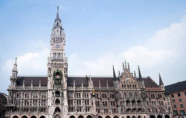 istock Munich city hall, Marienplatz 182782282