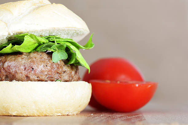 istock Gourmet Burger with Tomato 182782952