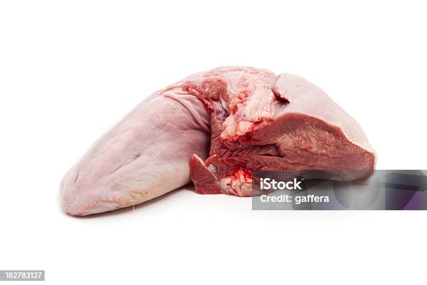 Lasche Aus Kalb Stockfoto und mehr Bilder von Kalbfleisch - Kalbfleisch, Weißer Hintergrund, Einzelner Gegenstand