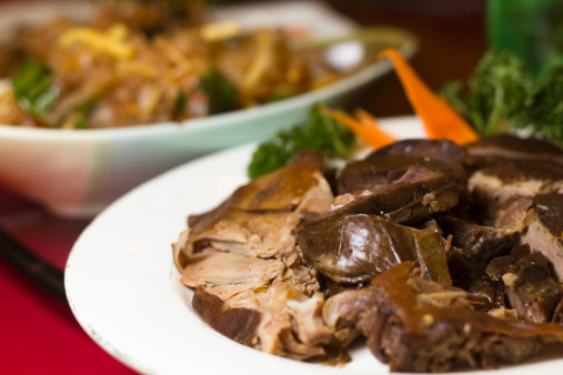Chinese food: braised beef