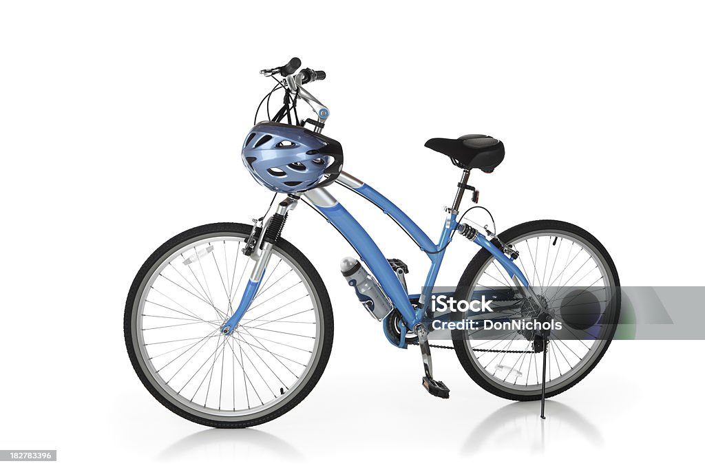 Blue bicykl - Zbiór zdjęć royalty-free (Bicykl)