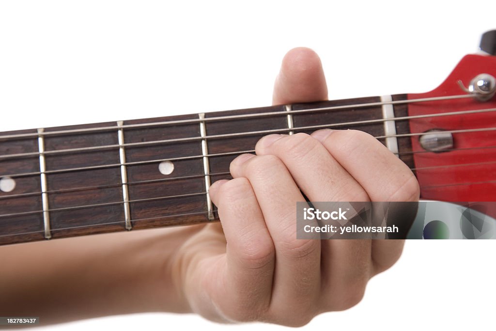 Chord eine Gitarre - Lizenzfrei Akkord Stock-Foto