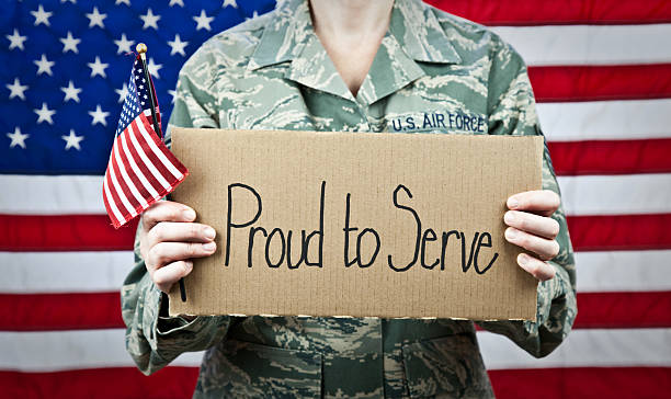 istock Proud to Serve in the Military 182783721