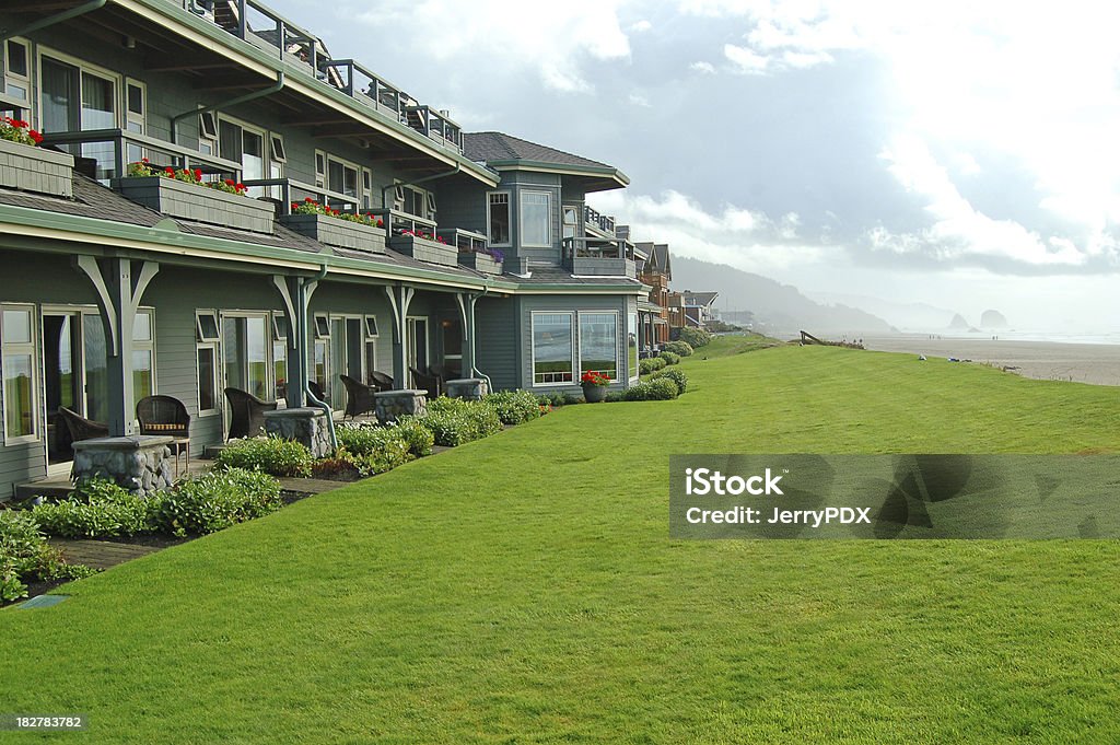 Proprietà fronte spiaggia - Foto stock royalty-free di Costa dell'Oregon