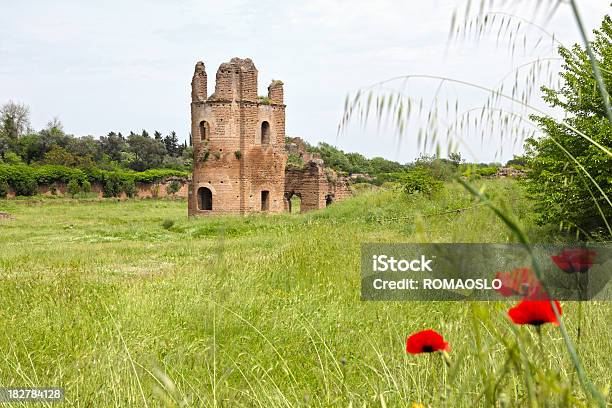 Maxentius Circus At Via Appia Antica Rome Italy Stock Photo - Download Image Now - Ancient, Capital Cities, Color Image