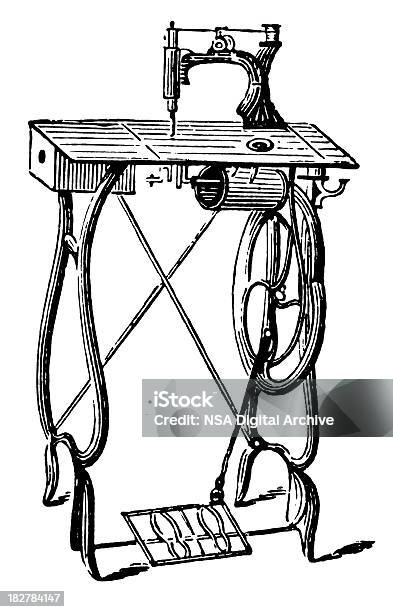 Sewing Machine Antique Design Illustrations Stock Illustration - Download Image Now - 19th Century, Black And White, Clip Art - iStock Sewing Machine Antique Design Illustrations Stock Illustration - Download Image Now - 19th Century, Black And White, Clip Art - iStock