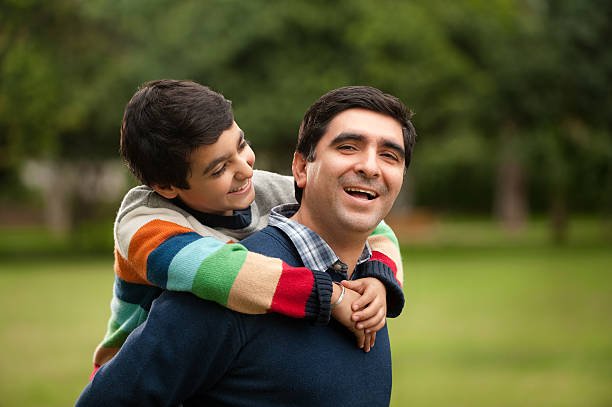 istock Loving father and son 182784173