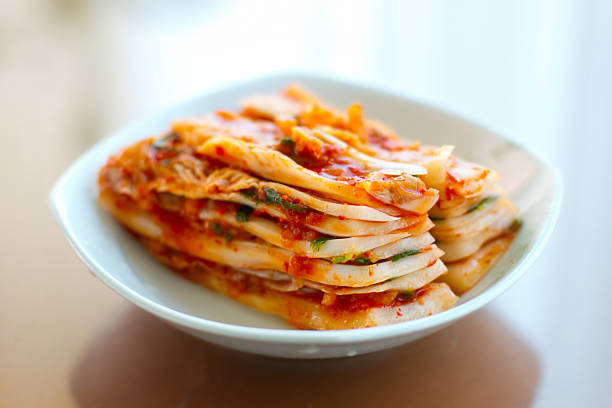 Kimchi Spicy Korean Kimchi Kimchi stock pictures, royalty-free photos & images