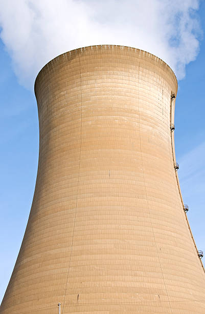 istock Cooling tower at power plant 182785908