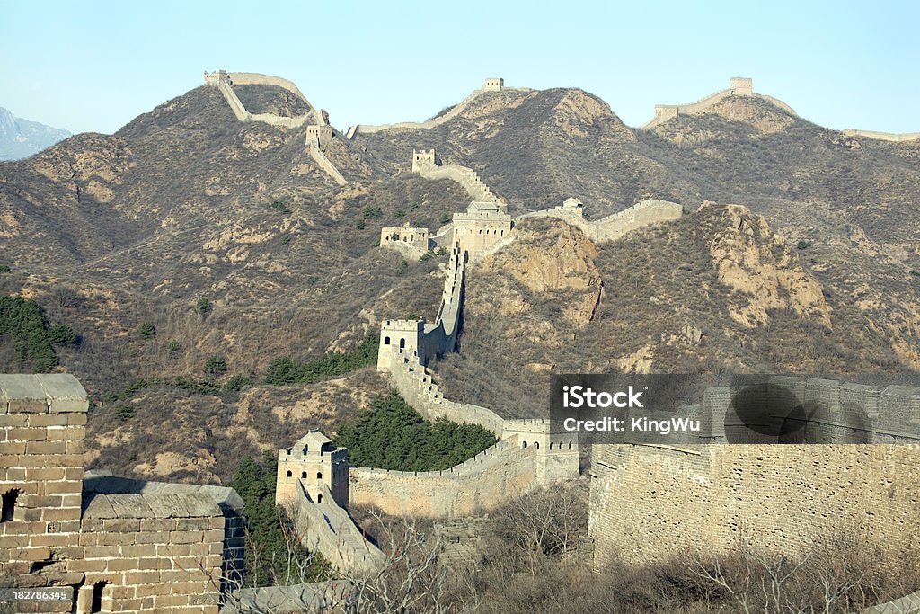 Gran muralla China - Foto de stock de Antiguo libre de derechos