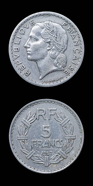 istock Old French Coin 182786849