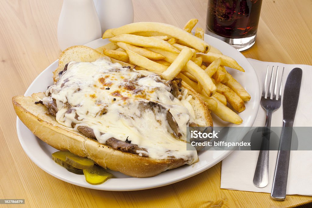 Sandwich Steak au fromage Philadelphia - Photo de Philadelphia cheese steak libre de droits