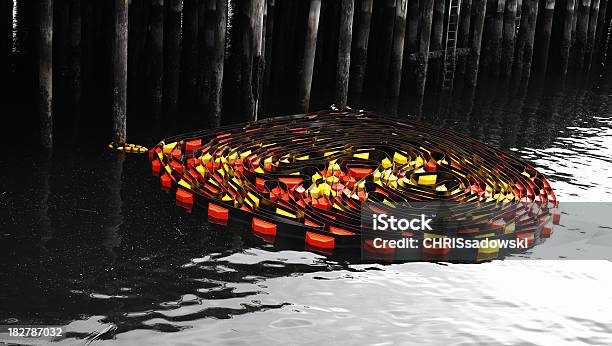 Oil Spill Kontrolle Stockfoto und mehr Bilder von Anlegestelle - Anlegestelle, Auf dem Wasser treiben, Ausgebleicht