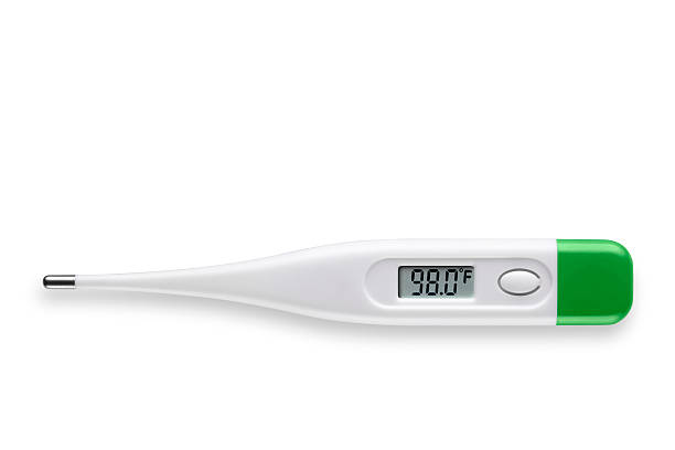 Digital thermometer (Fahrenheit scale) Digital thermometer (Fahrenheit scale). Photo with clipping path.Similar photographs from my portfolio: celsius stock pictures, royalty-free photos & images