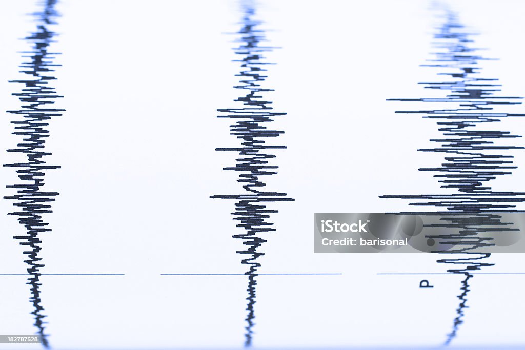 지진 조절음 흔들다 - 로열티 프리 지진계 스톡 사진