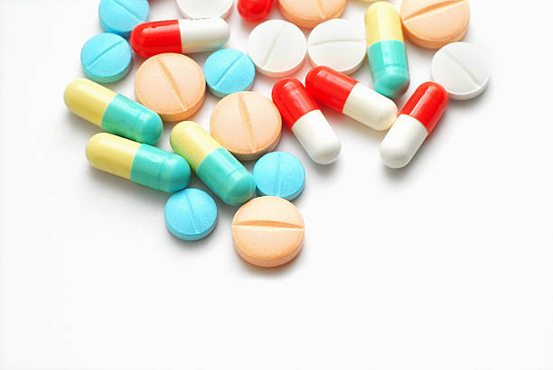 Multi Drugs  pill prescription capsule prescription medicine stock pictures, royalty-free photos & images