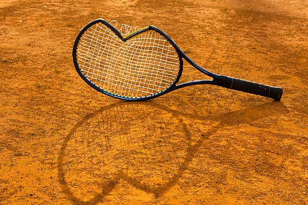 istock Brocken tennis racket 182787813
