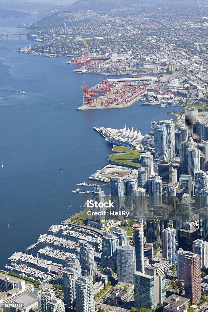 Der Innenstadt von Vancouver - Lizenzfrei Hotel Pan Pacific Stock-Foto