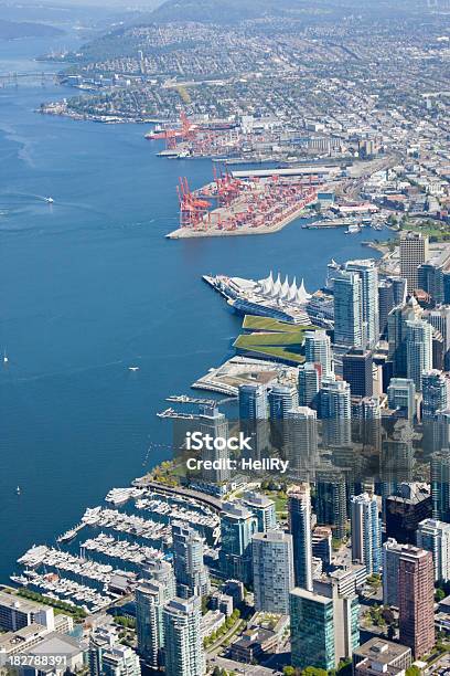 Der Innenstadt Von Vancouver Stockfoto und mehr Bilder von Hotel Pan Pacific - Hotel Pan Pacific, Hafen von Vacouver, Vancouver - Kanada