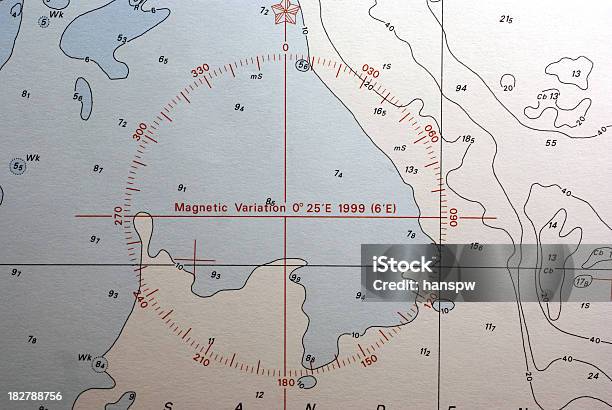 Rosa De Los Vientos Foto de stock y más banco de imágenes de Carta náutica - Carta náutica, Rosa de los vientos, Dirección