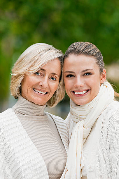 istock Senior and Young Woman Smiling 182788809