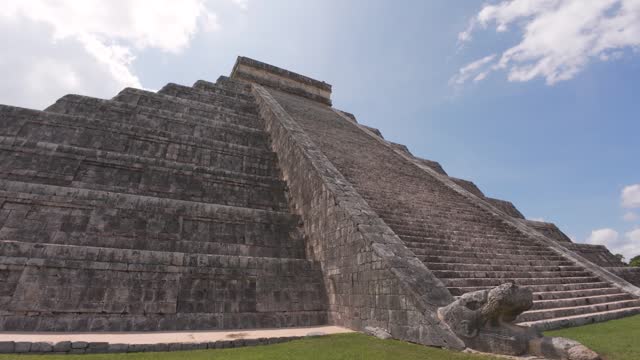 El Castillo in the center of the Chichen Itza archaeological site in Tinum, Yucatan, Mexico