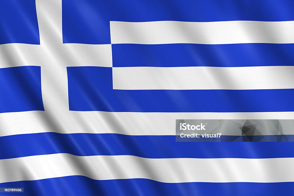 Griechische Flagge - Lizenzfrei Griechische Flagge Stock-Foto