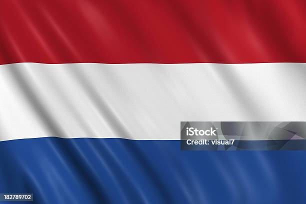 Bandiera Olandese - Fotografie stock e altre immagini di Bandiera dell'Olanda - Bandiera dell'Olanda, Bandiera, Paesi Bassi